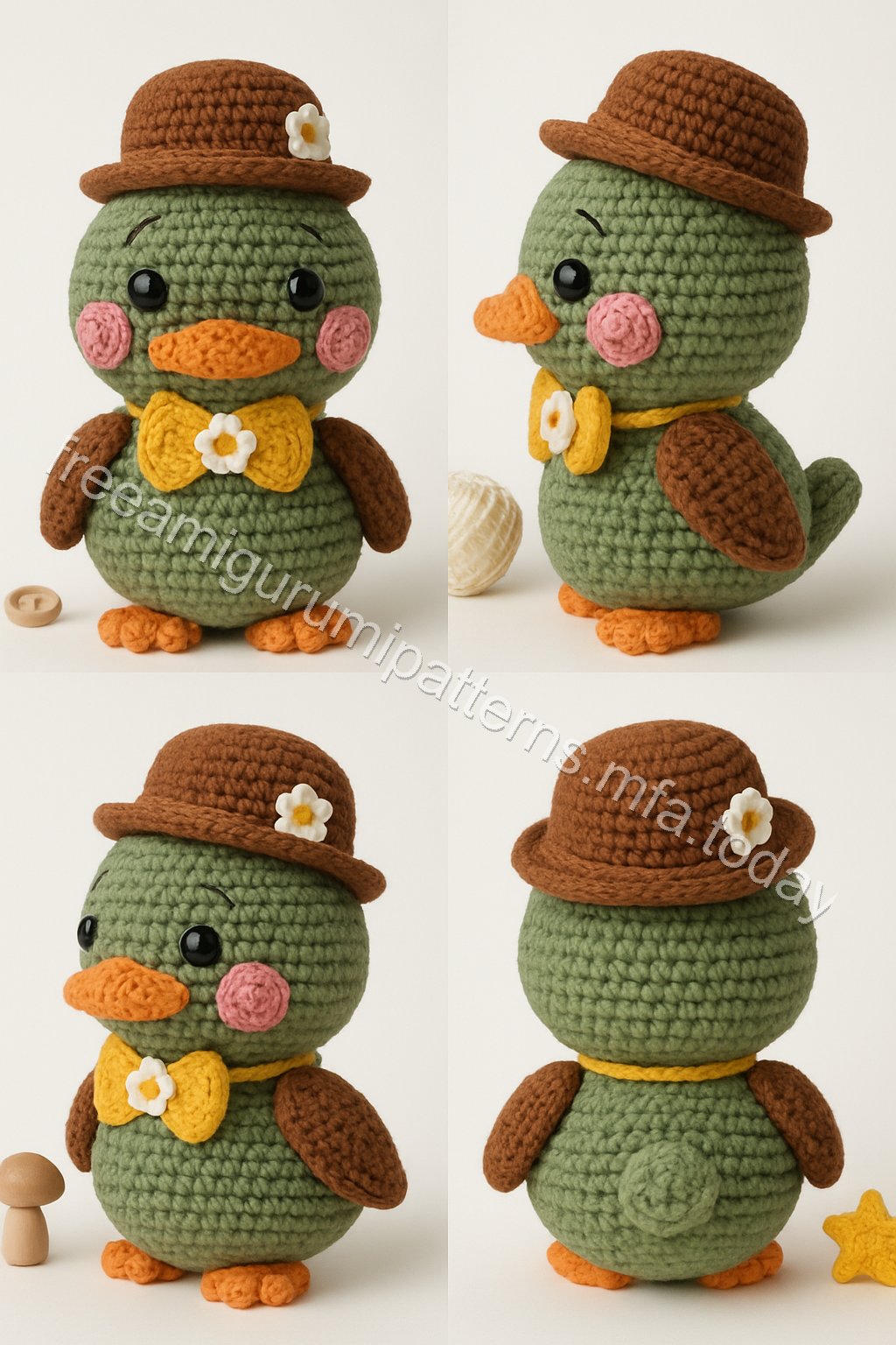 Amigurumi Duck Free Pattern