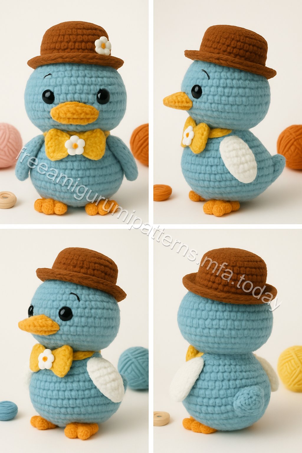 Amigurumi Duck Free Pattern