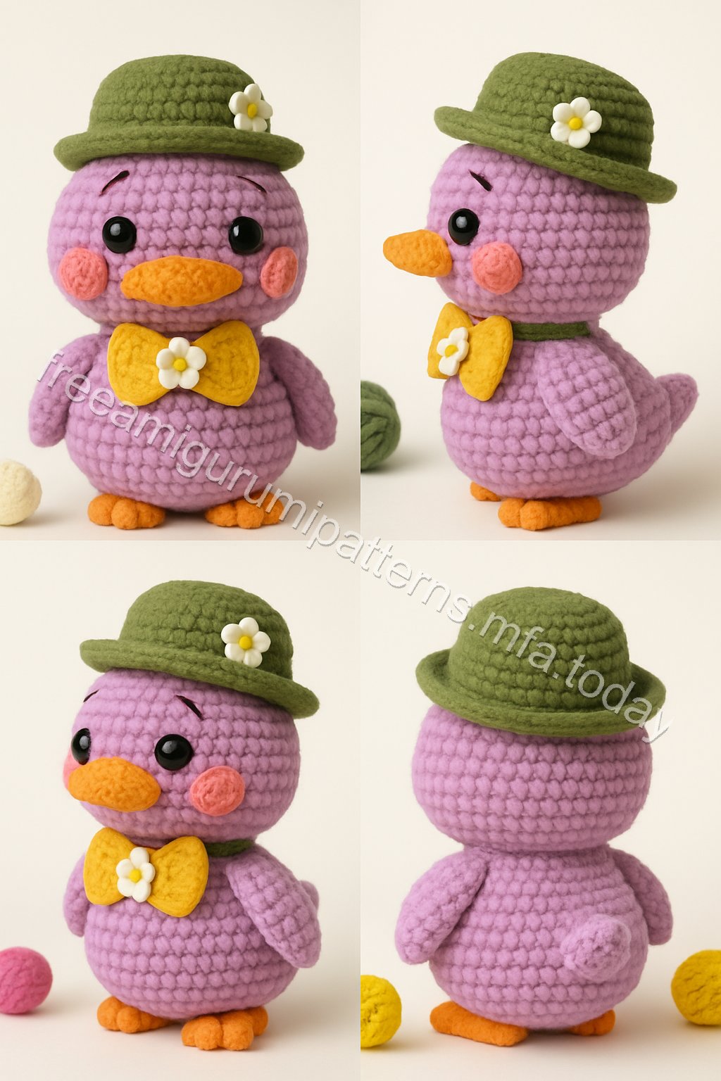 Amigurumi Duck Free Pattern