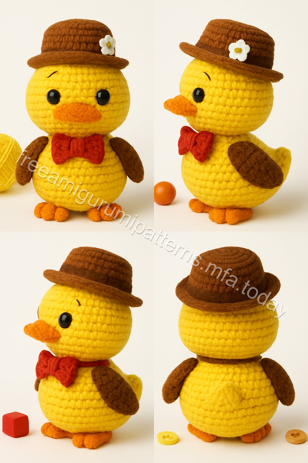 Amigurumi Duck Free Pattern
