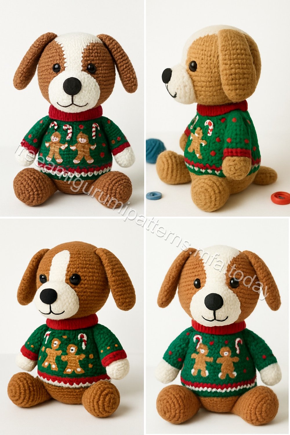 Amigurumi Gingerbread Dog Free Pattern