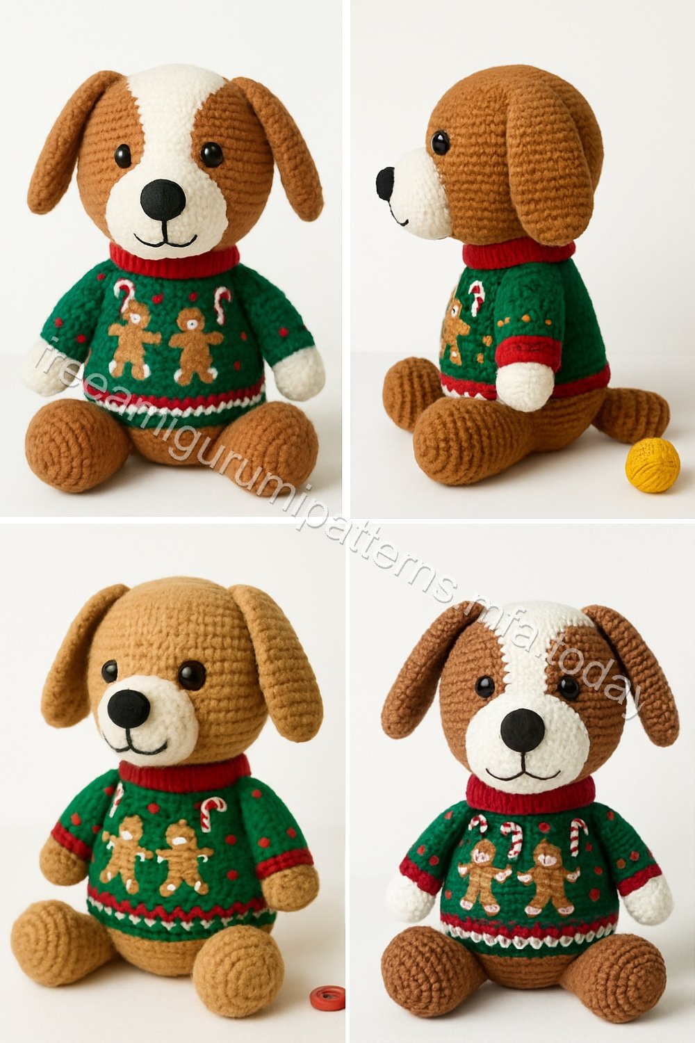 Amigurumi Gingerbread Dog Free Pattern