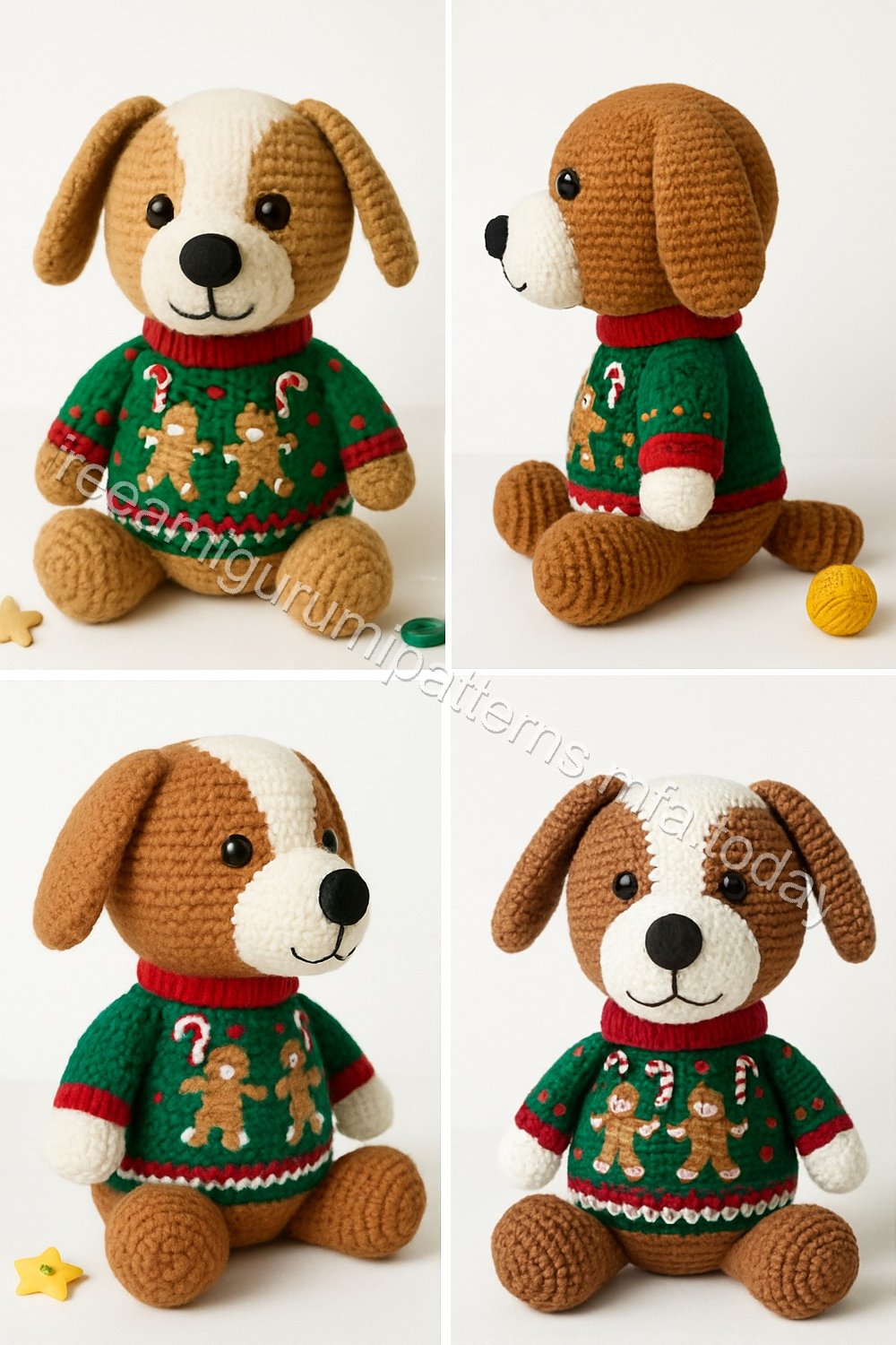 Amigurumi Gingerbread Dog Free Pattern