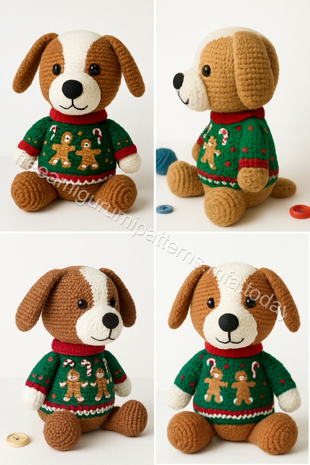 Amigurumi Gingerbread Dog Free Pattern