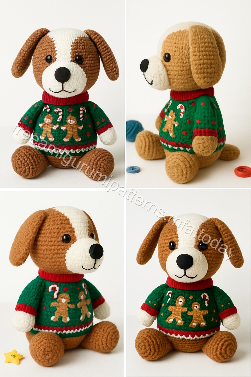 Amigurumi Gingerbread Dog Free Pattern