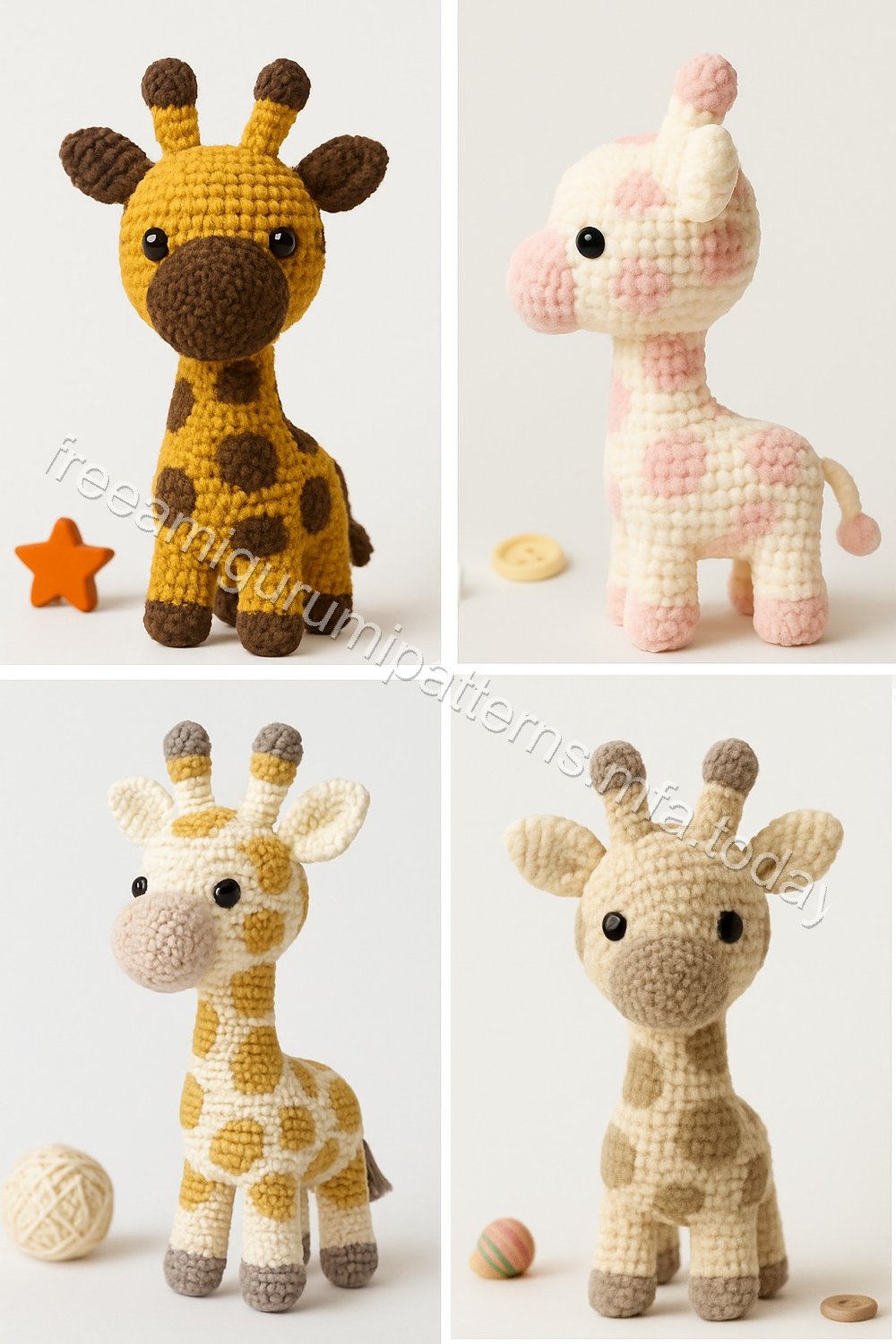 Amigurumi Giraffe Free Pattern