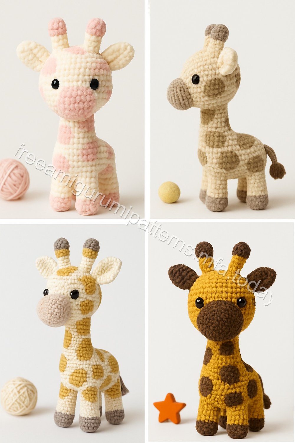Amigurumi Giraffe Free Pattern