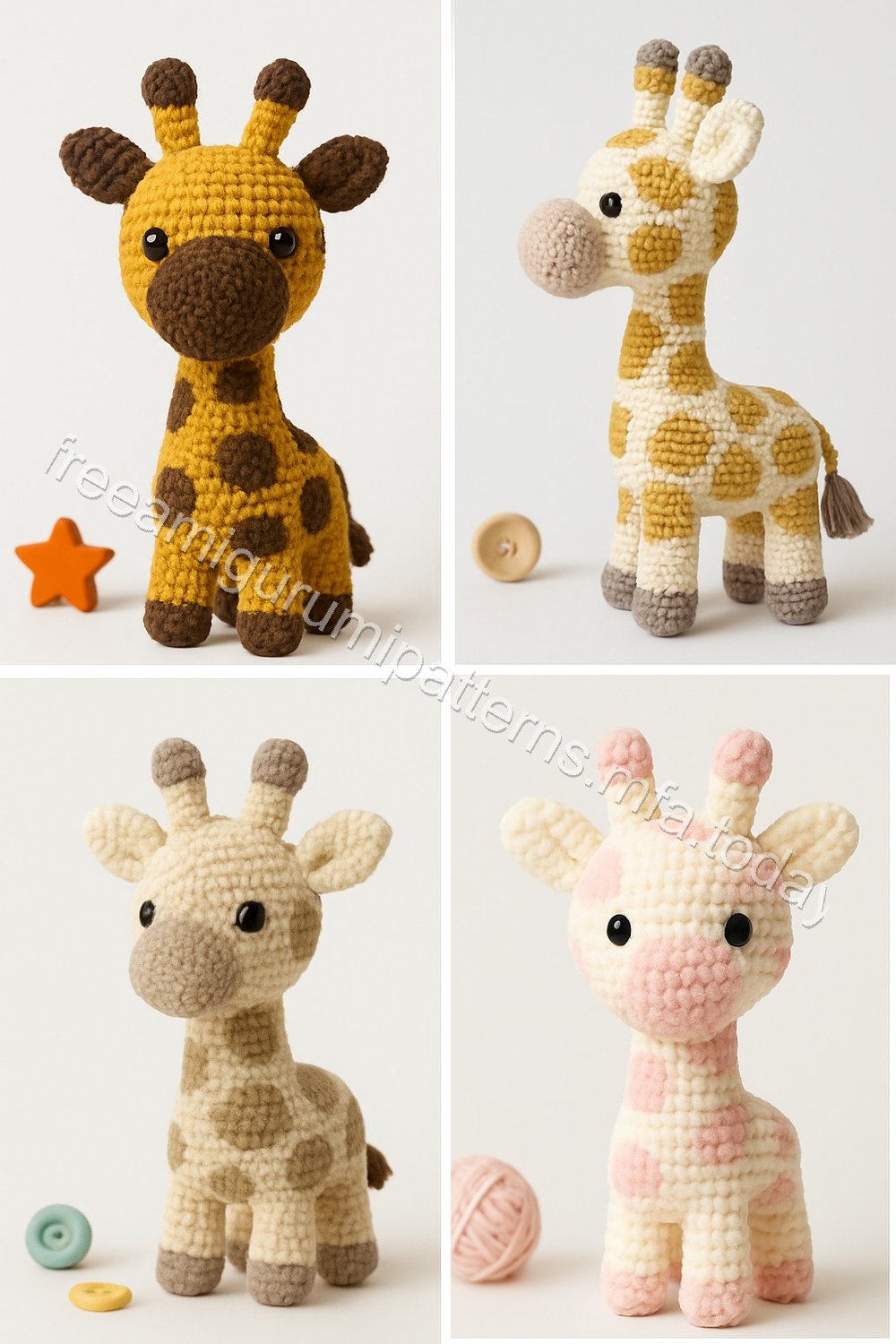 Amigurumi Giraffe Free Pattern