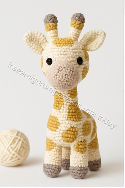 Amigurumi Giraffe Free Pattern - giraffe-q1p1.jpg