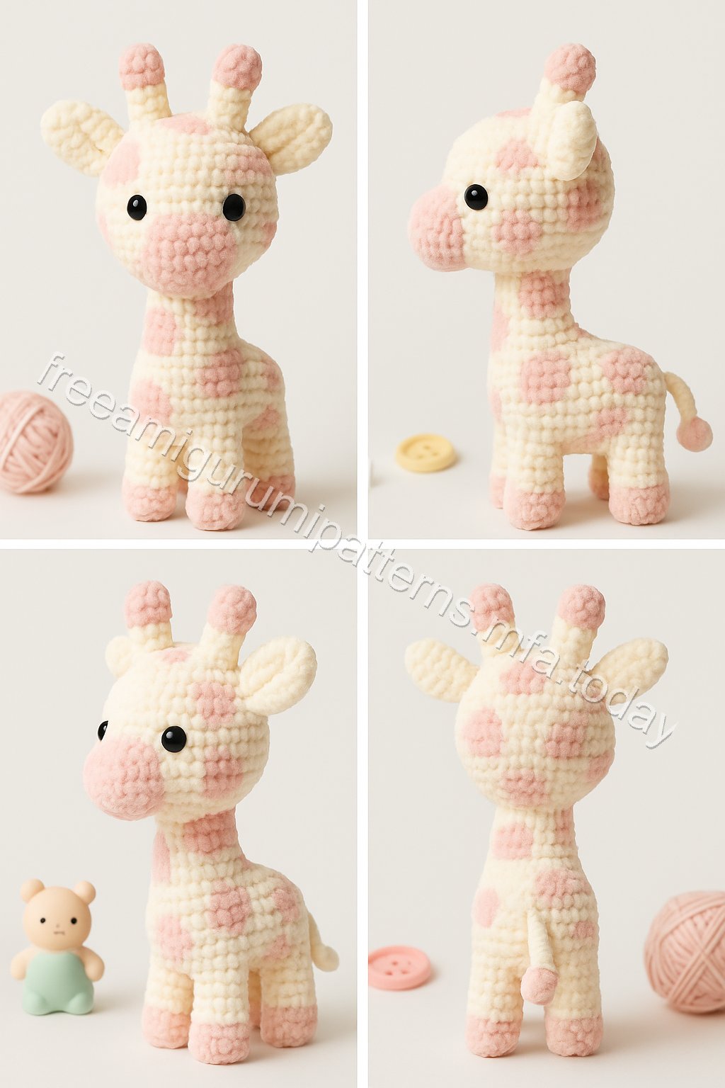 Amigurumi Giraffe Free Pattern