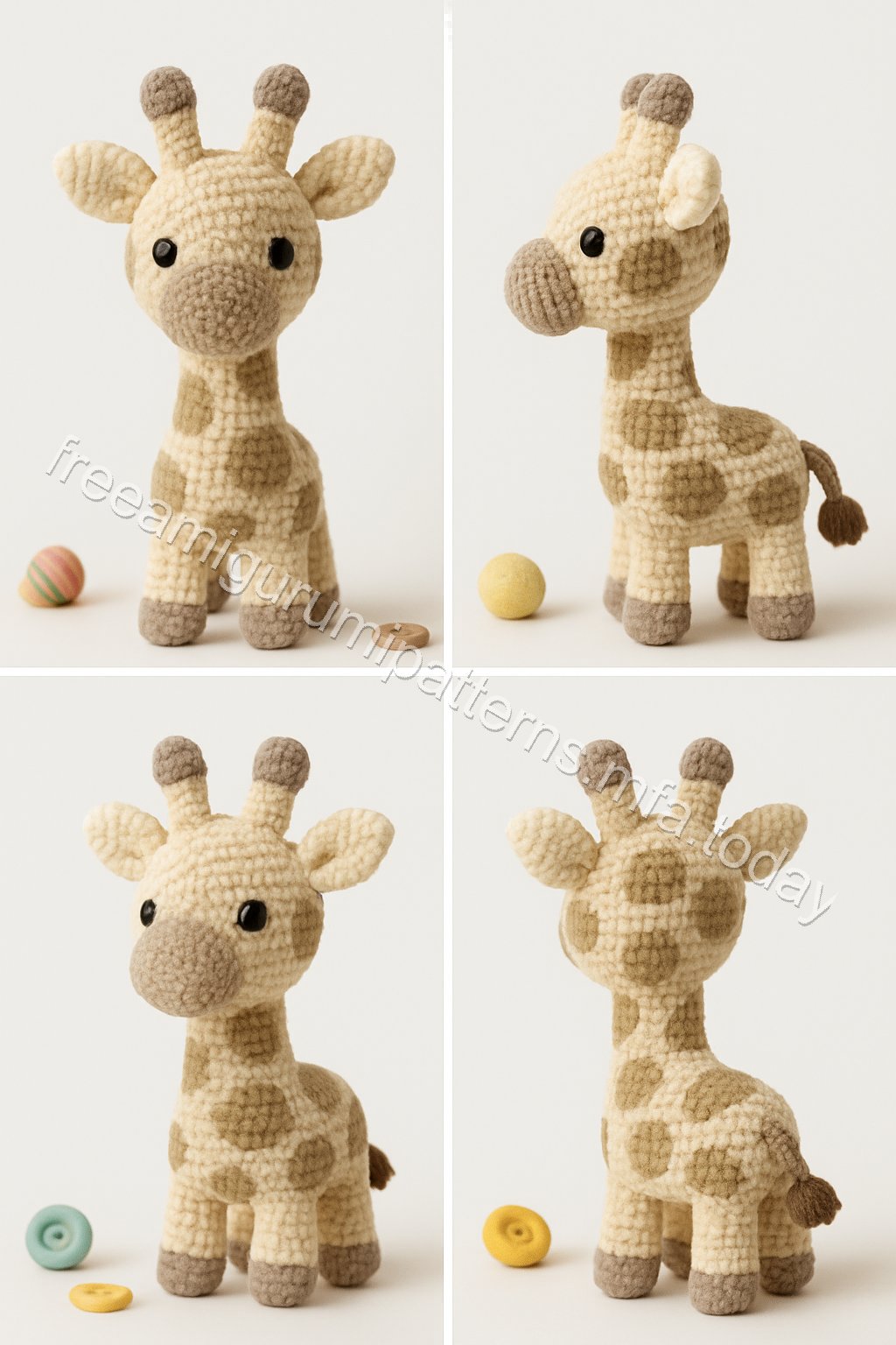 Amigurumi Giraffe Free Pattern
