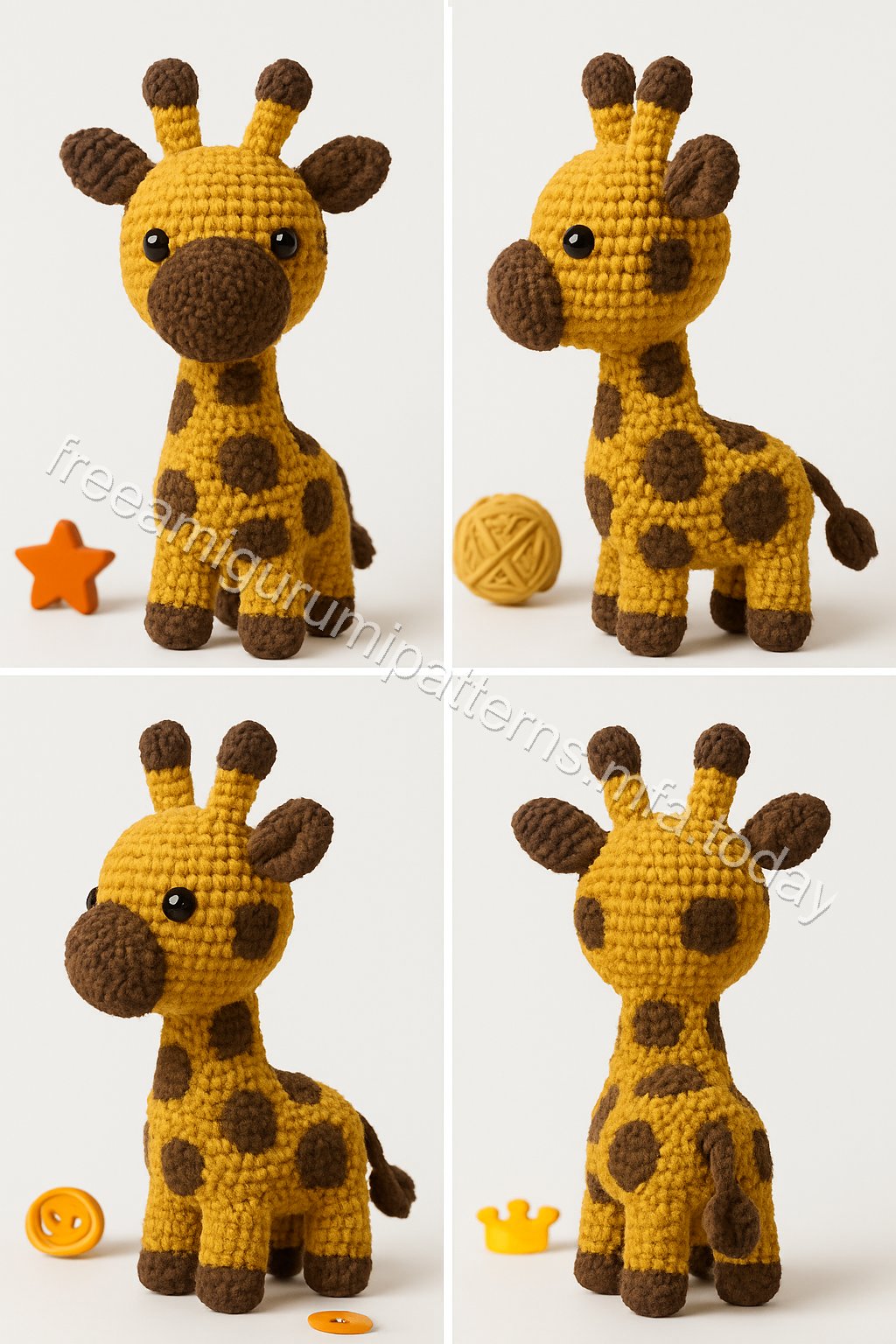 Amigurumi Giraffe Free Pattern