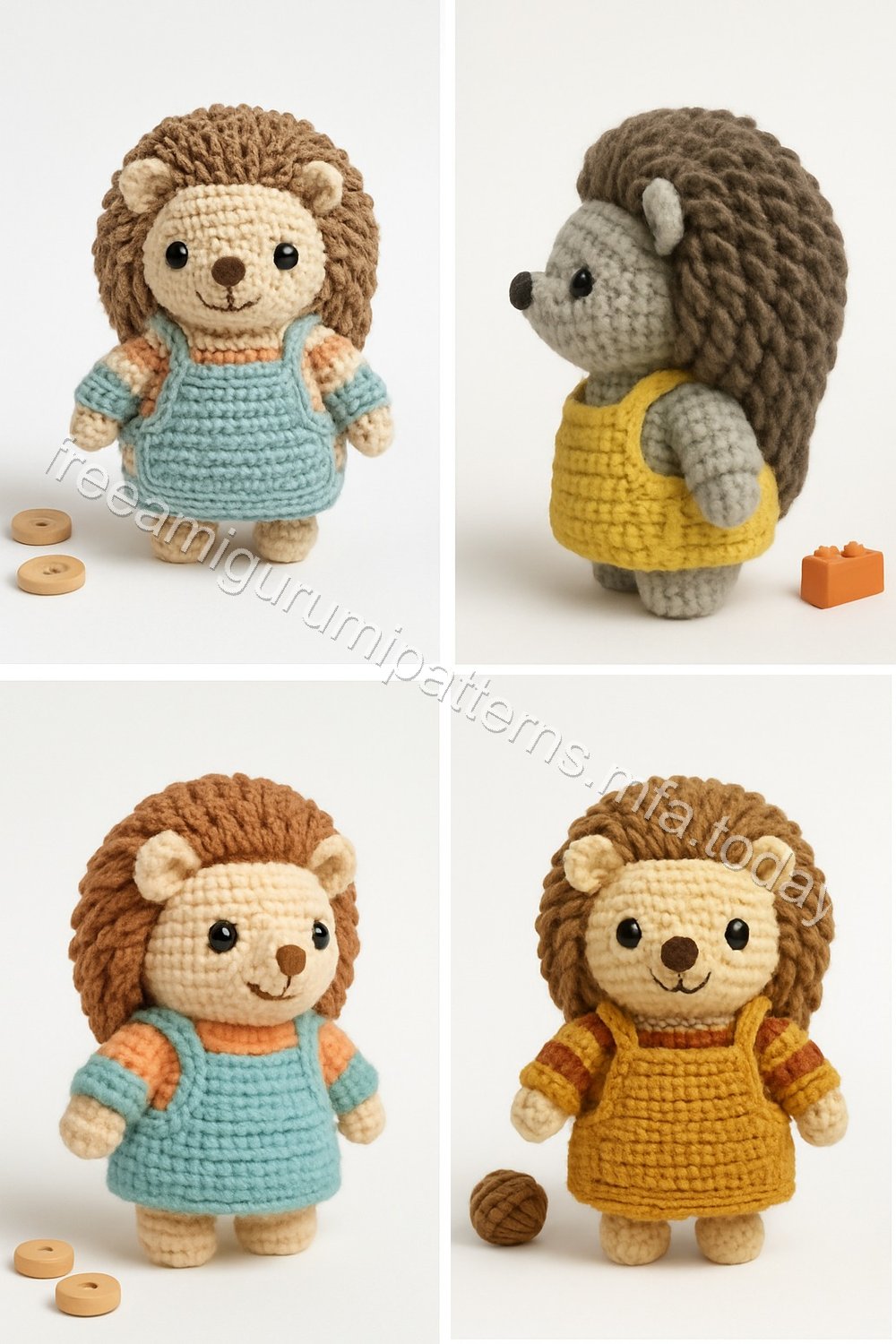 Amigurumi Hedgehog Free Pattern