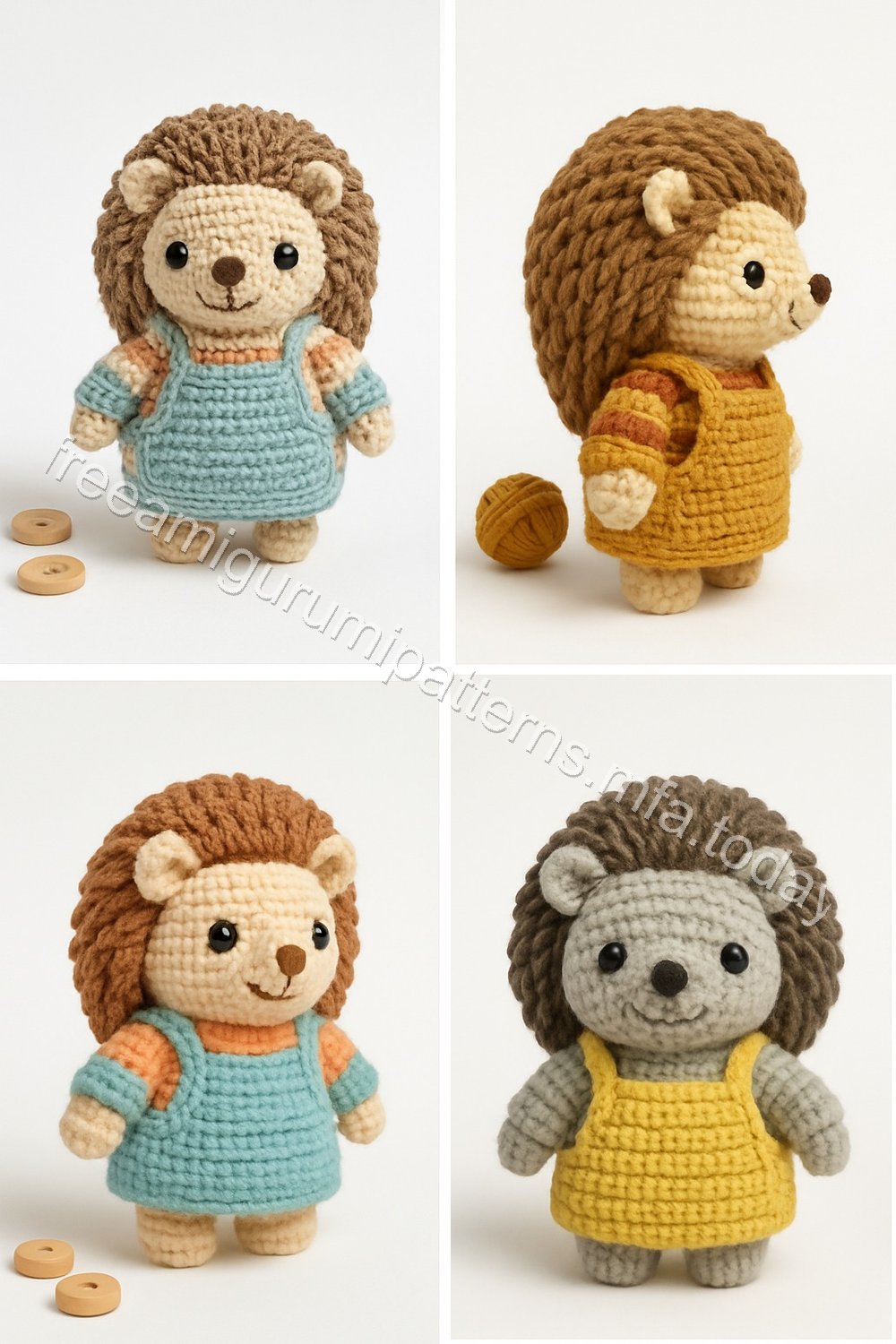 Amigurumi Hedgehog Free Pattern