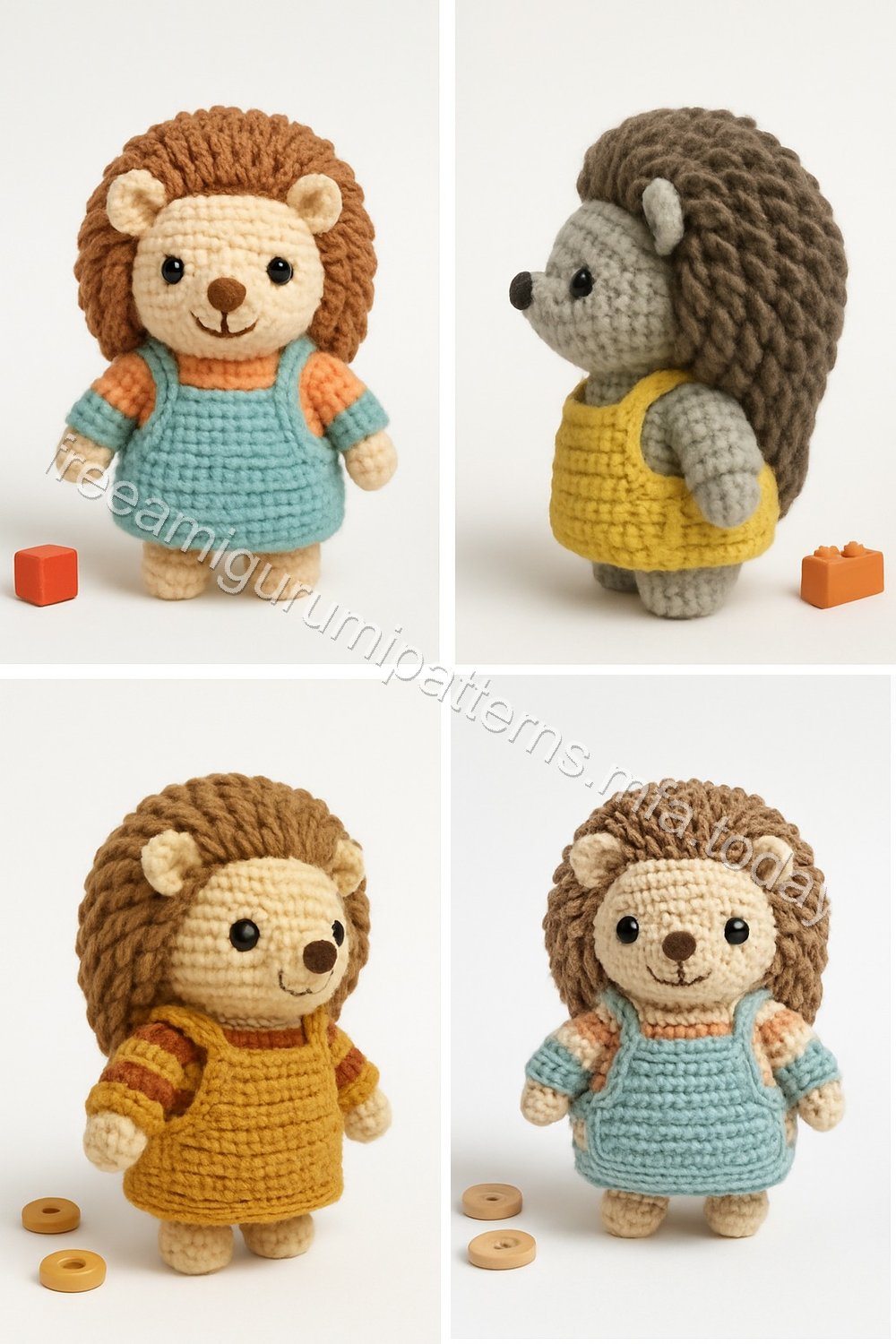 Amigurumi Hedgehog Free Pattern