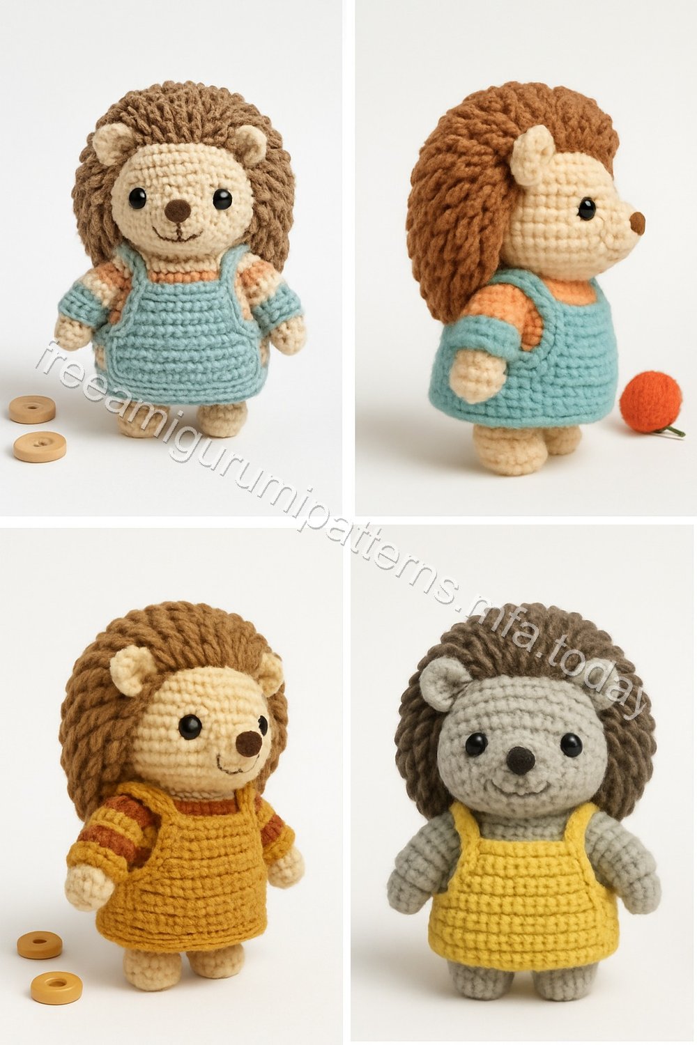 Amigurumi Hedgehog Free Pattern