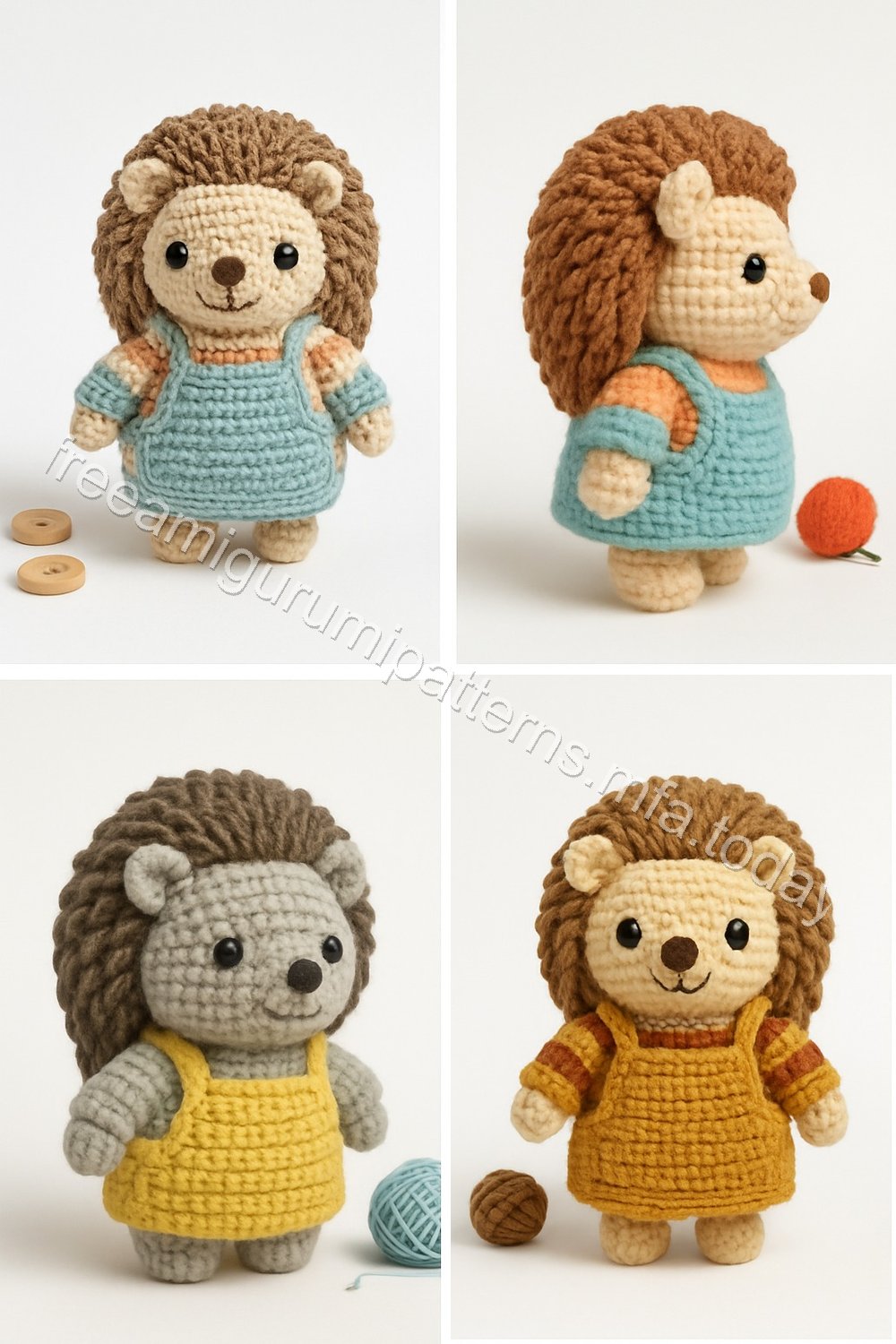 Amigurumi Hedgehog Free Pattern