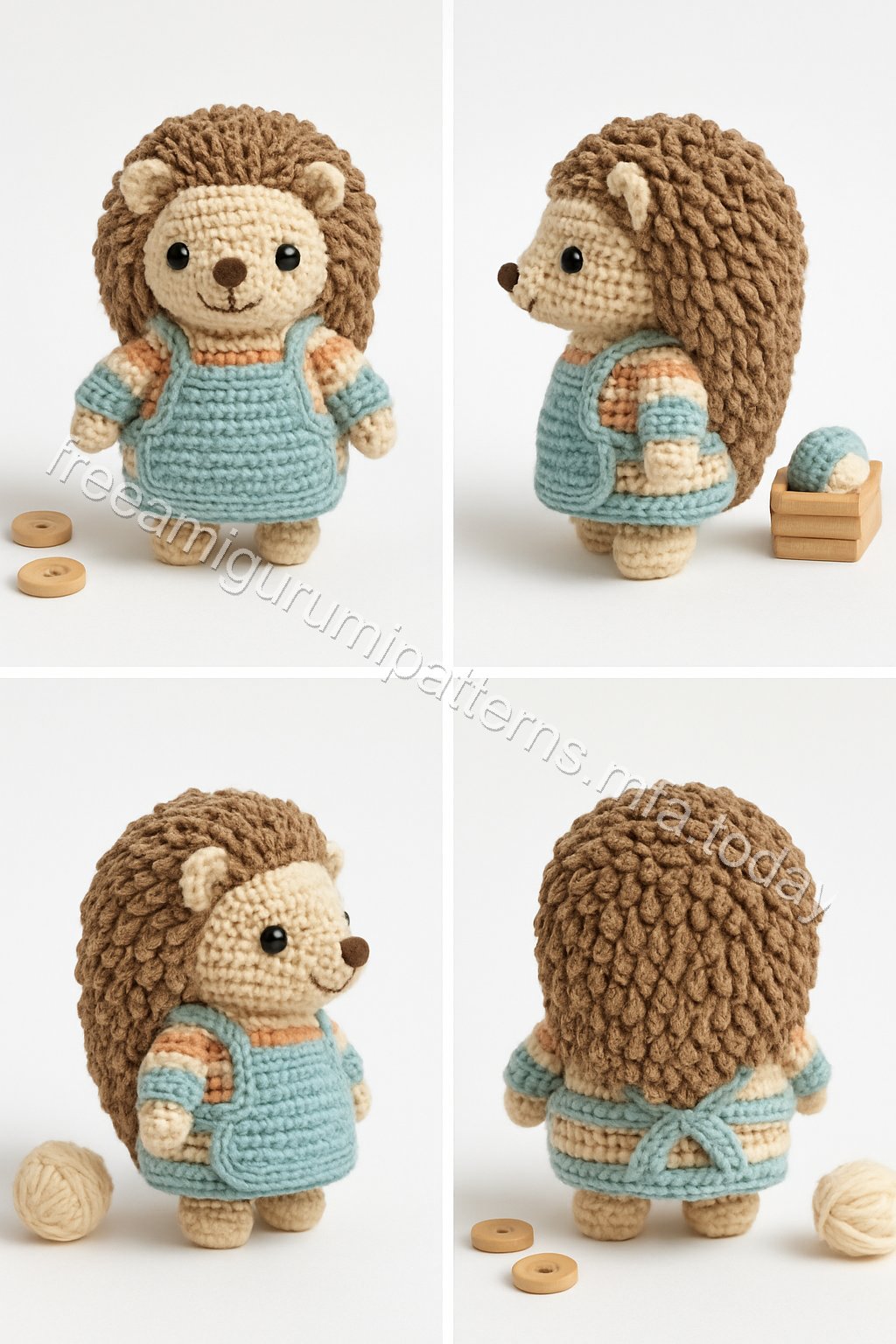 Amigurumi Hedgehog Free Pattern