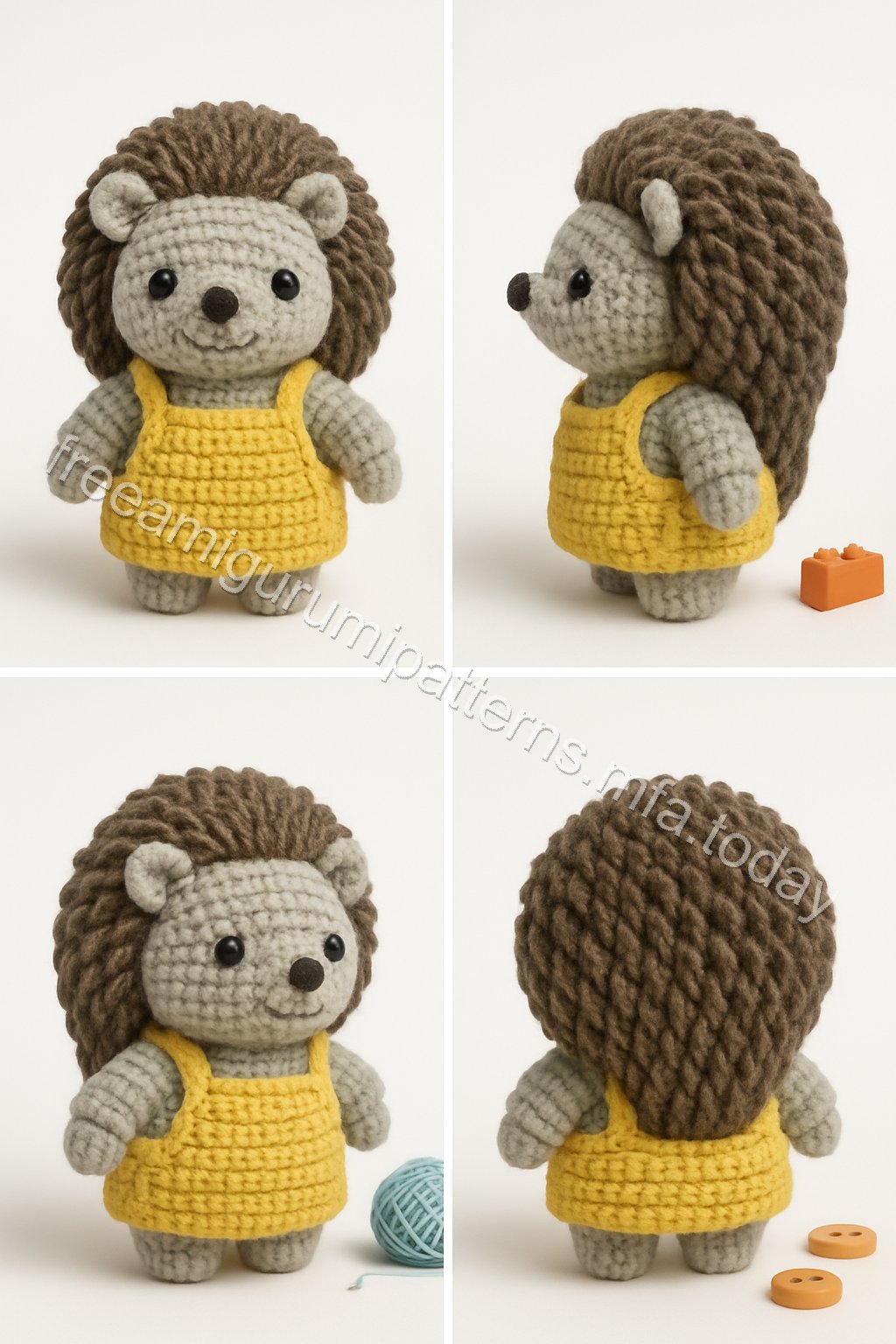 Amigurumi Hedgehog Free Pattern