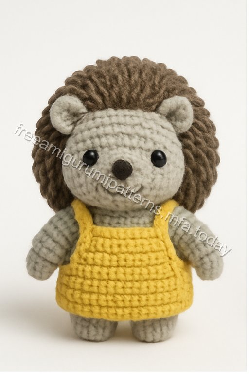 Amigurumi Hedgehog Free Pattern