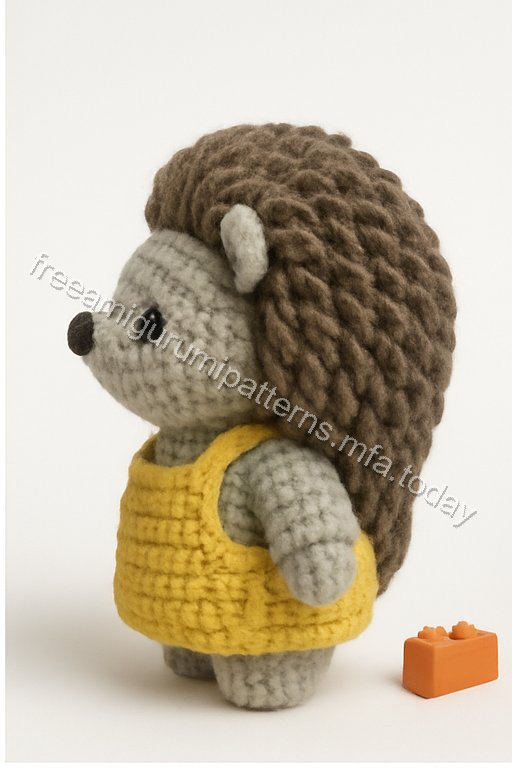 Amigurumi Hedgehog Free Pattern