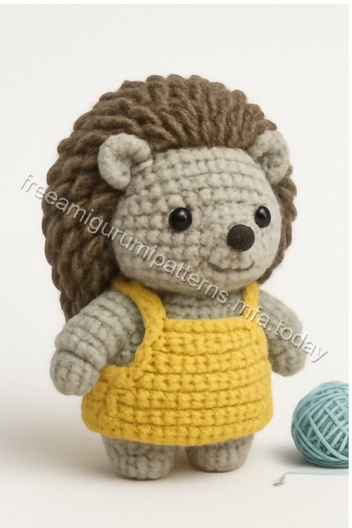 Amigurumi Hedgehog Free Pattern