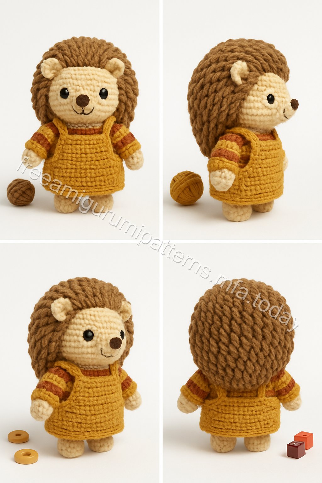 Amigurumi Hedgehog Free Pattern