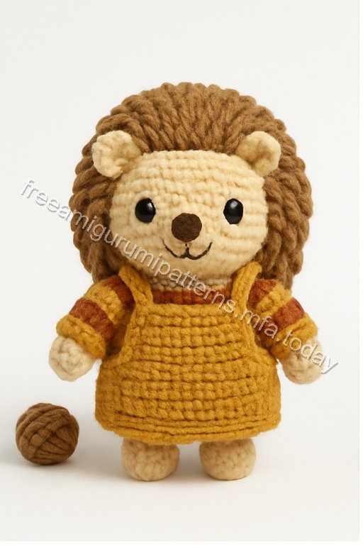 Amigurumi Hedgehog Free Pattern