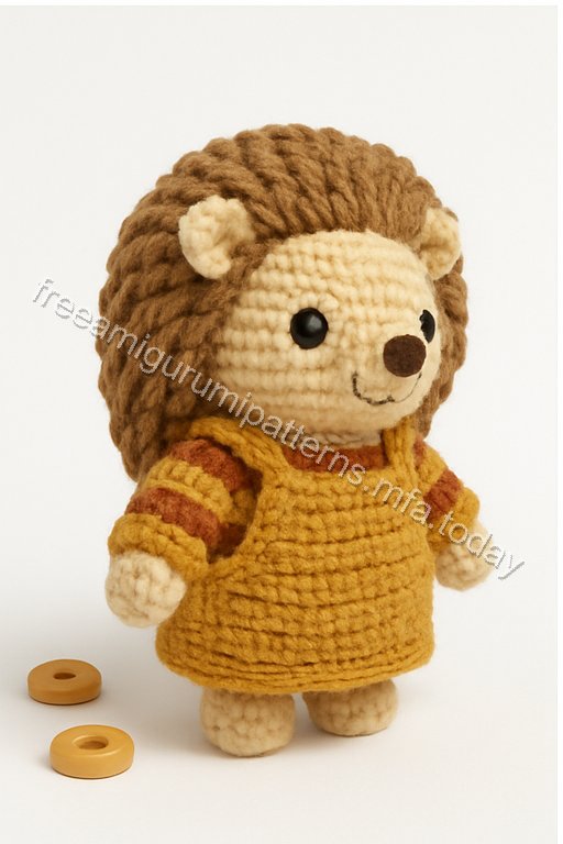 Amigurumi Hedgehog Free Pattern