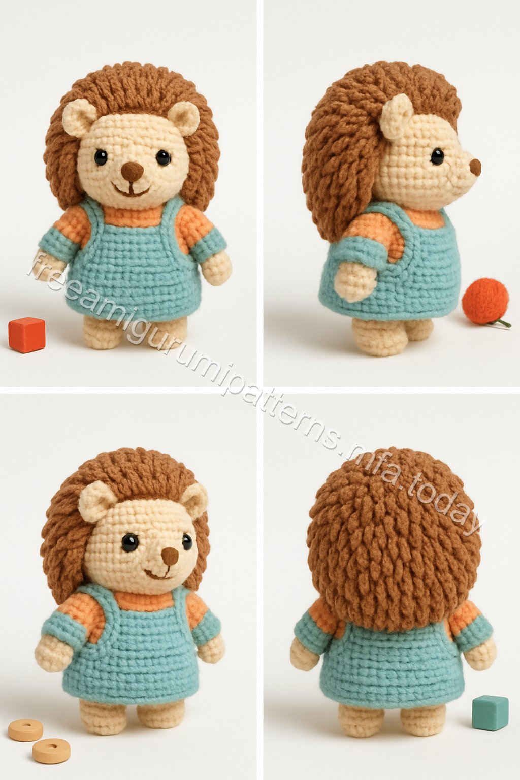 Amigurumi Hedgehog Free Pattern