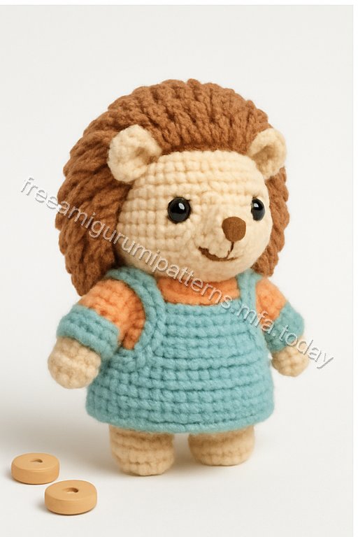 Amigurumi Hedgehog Free Pattern