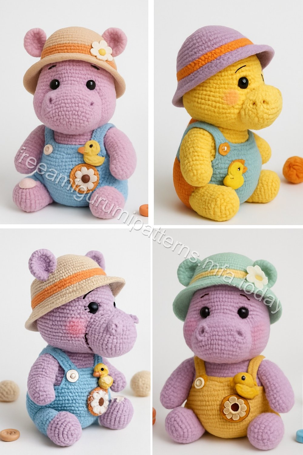 Amigurumi Hippo Free Pattern