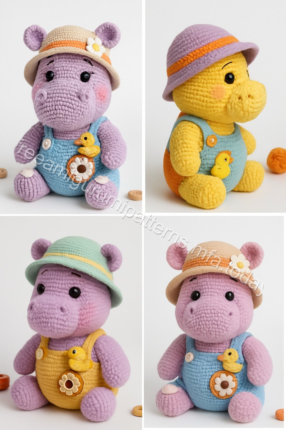 Amigurumi Hippo Free Pattern