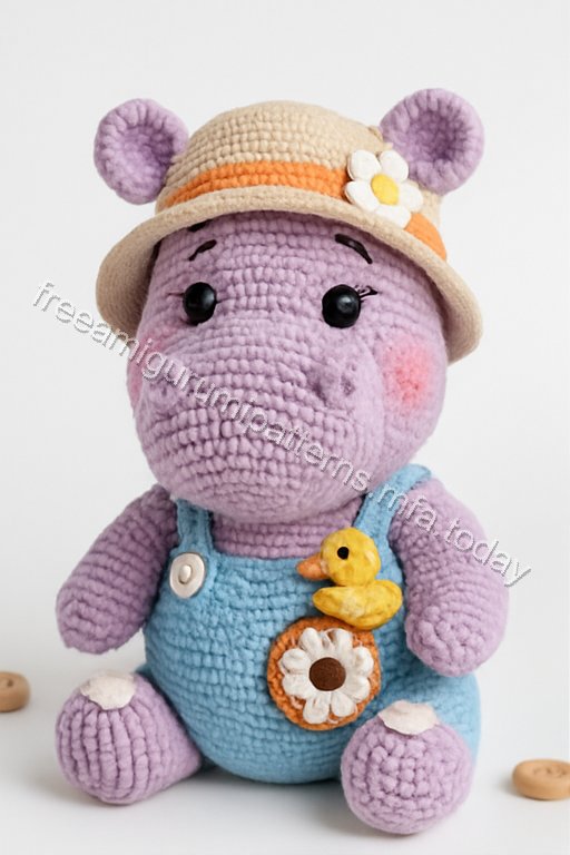 Amigurumi Hippo Free Pattern