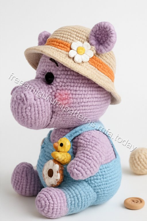 Amigurumi Hippo Free Pattern