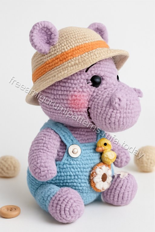 Amigurumi Hippo Free Pattern