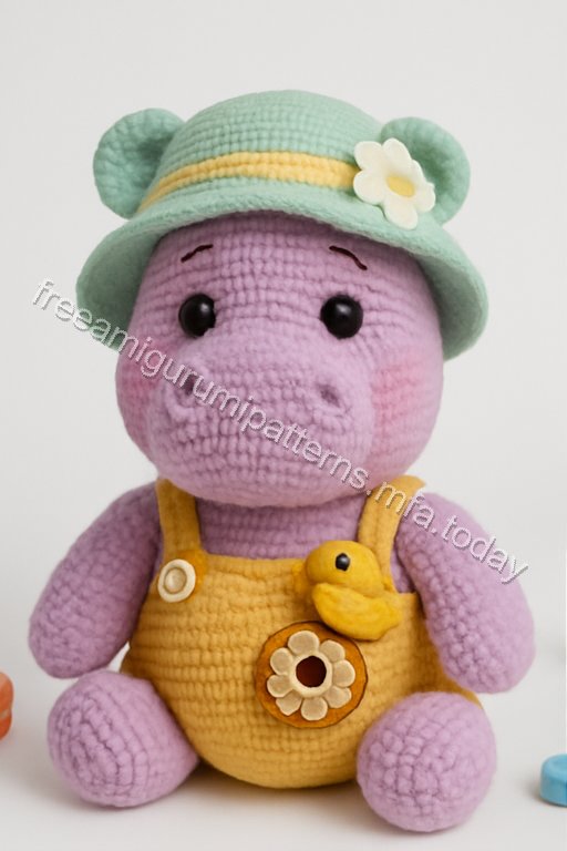Amigurumi Hippo Free Pattern