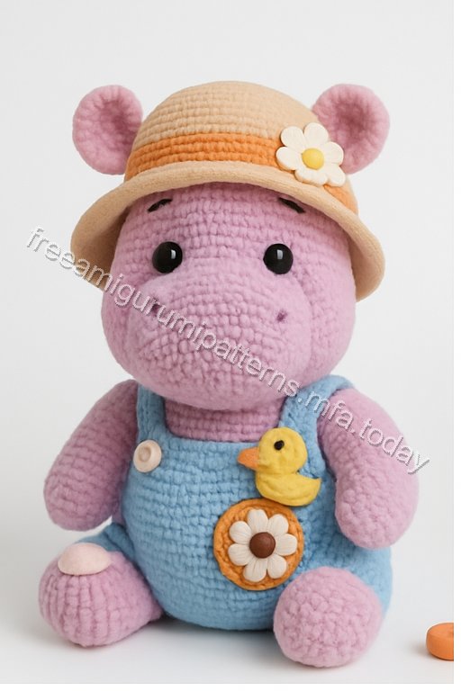 Amigurumi Hippo Free Pattern