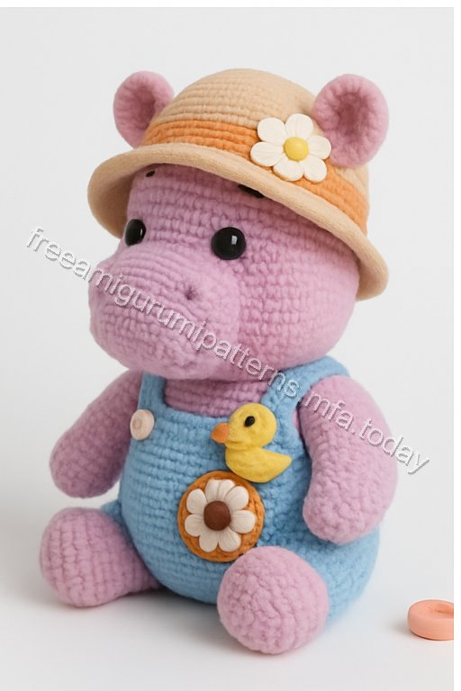 Amigurumi Hippo Free Pattern