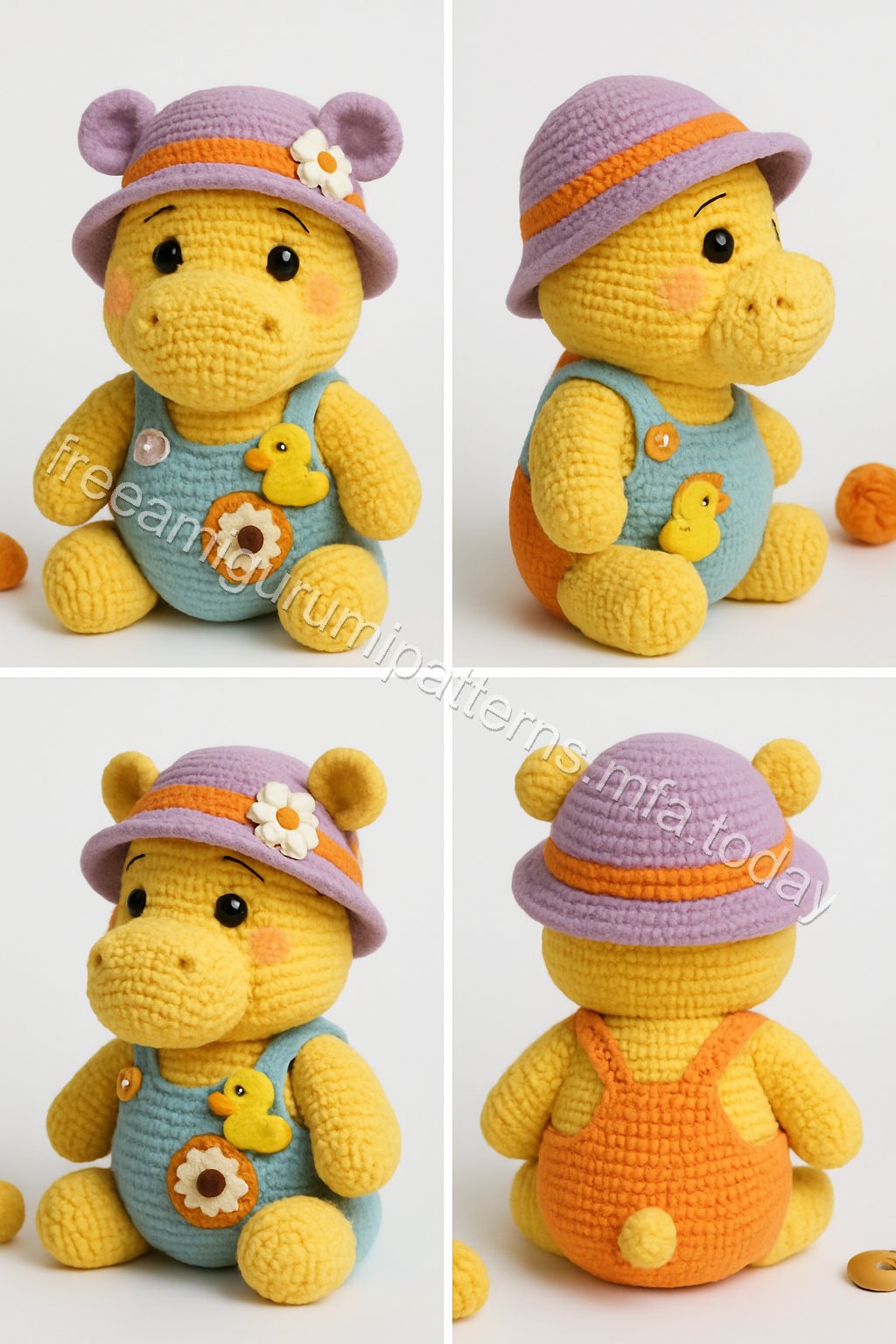 Amigurumi Hippo Free Pattern