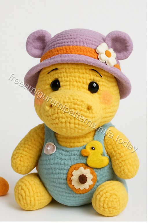Amigurumi Hippo Free Pattern