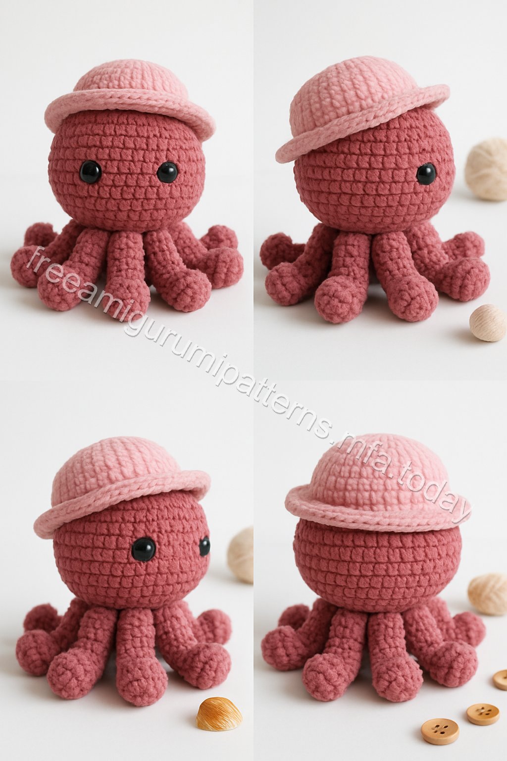 Amigurumi Octopus Free Pattern