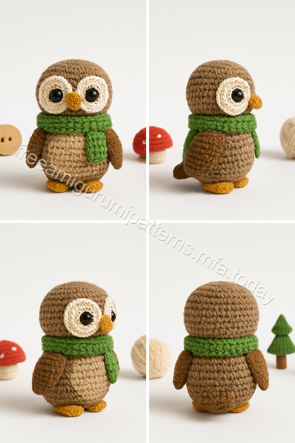 Amigurumi Owl Treehouse Free Pattern