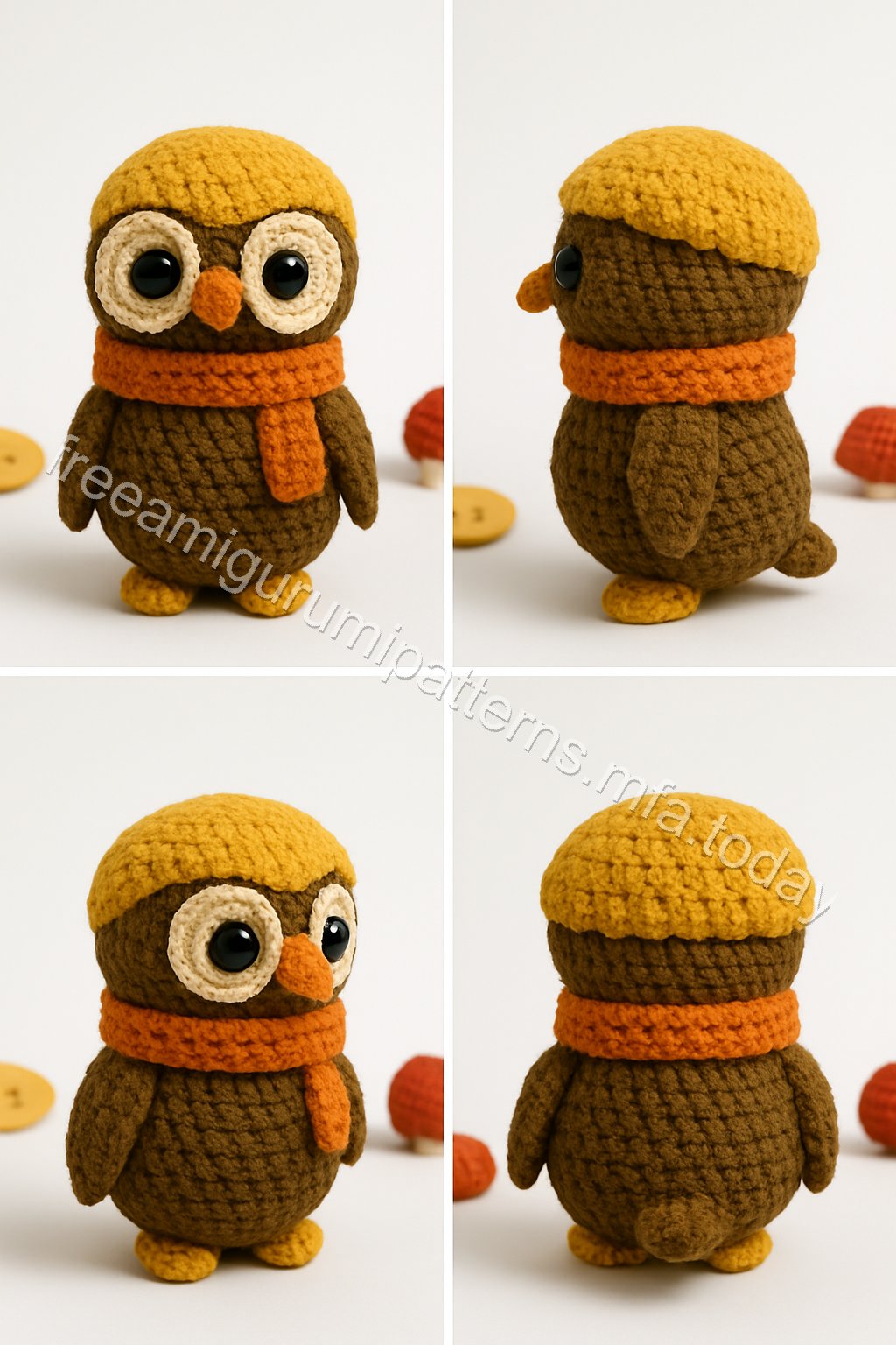 Amigurumi Owl Treehouse Free Pattern