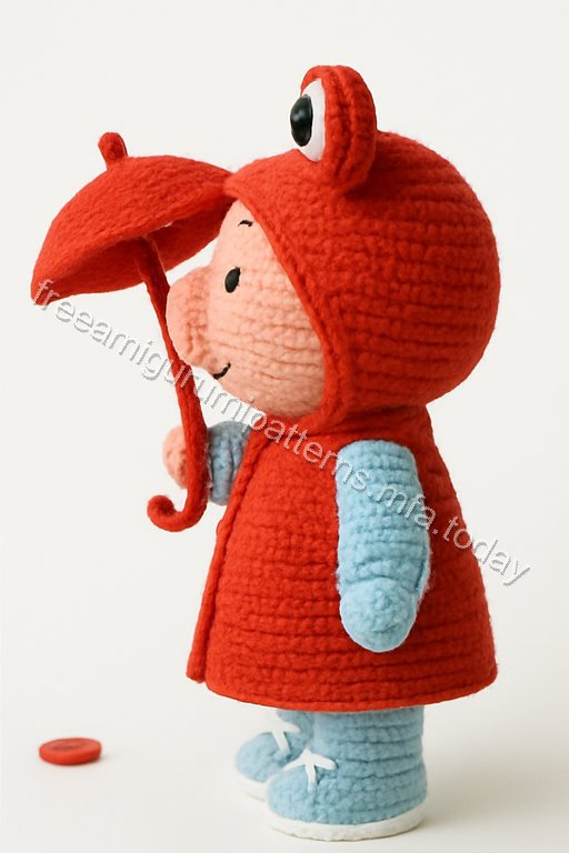 Amigurumi Raincoat Pig Free Pattern