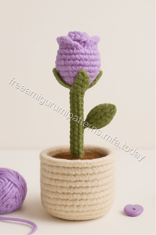 Amigurumi Love Planters Free Pattern