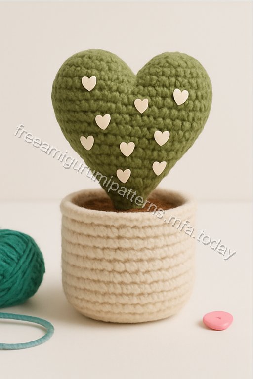 Amigurumi Love Planters Free Pattern