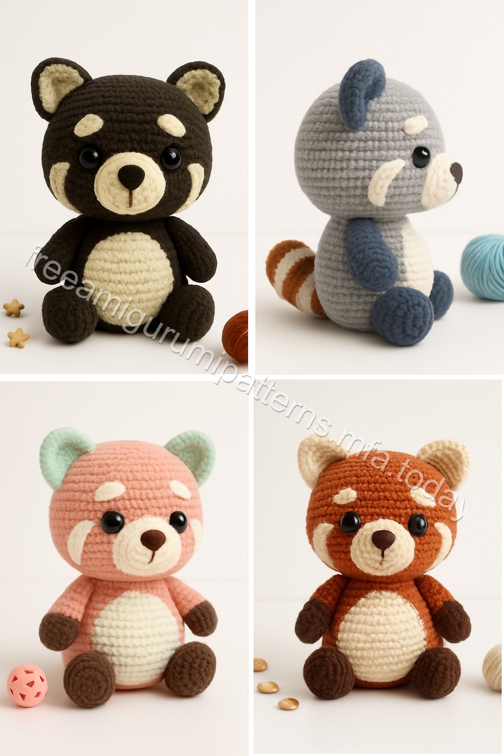 Amigurumi Red Panda Free Pattern