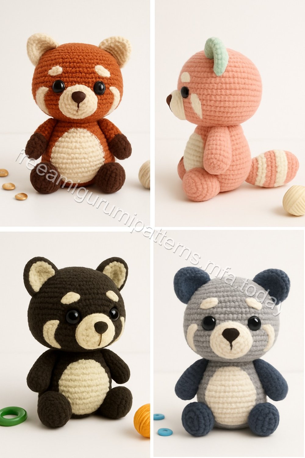 Amigurumi Red Panda Free Pattern