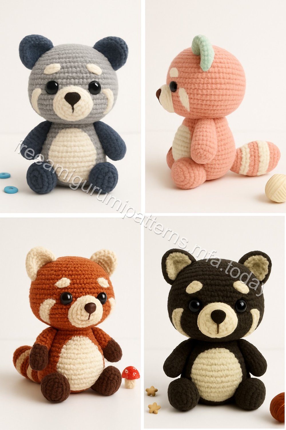 Amigurumi Red Panda Free Pattern